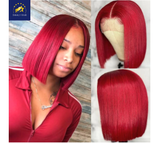 13x4 Frontal Lace Wig Red