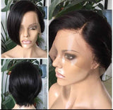 Pixie Cut Wig Black 8" and 10"