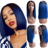 13x4 Frontal Lace Wig - Blue