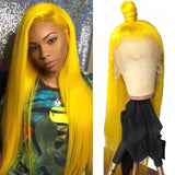 13x4 Frontal Lace Wig -Yellow